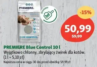 Maxi Zoo PREMIERE Blue Control 10l żwirek dla kotów oferta