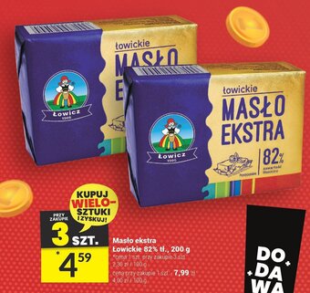 Twój Market Masło ekstra Łowickie 82% tł., 200 g oferta