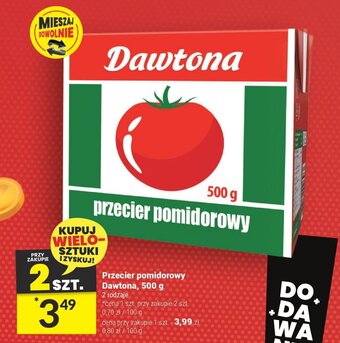 Twój Market Przecier pomidorowy Dawtona, 500 g oferta