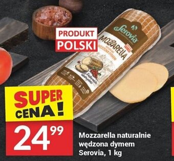 Twój Market Mozzarella naturalnie wędzona dymem Serovia, 1 kg oferta