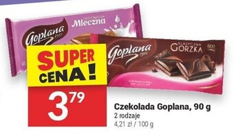 Twój Market Czekolada Goplana, 90 g oferta
