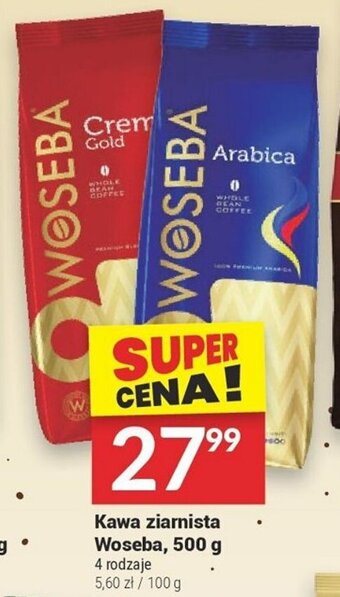 Twój Market Kawa ziarnista Woseba, 500 g oferta