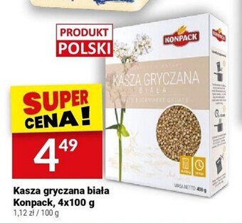 Kasza gryczana biała Konpack, 4x100 g