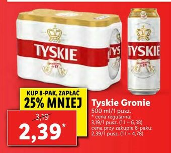 Lidl Tyskie Gronie oferta