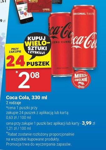 Twój Market Coca Cola, 330 ml oferta