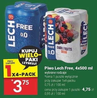 Twój Market Piwo Lech Free, 4x500 ml oferta