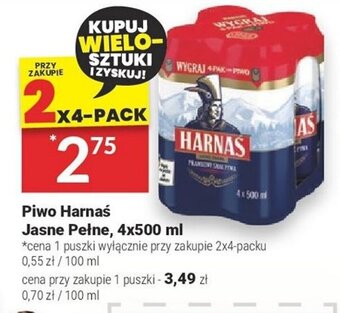Twój Market Piwo Harnaś Jasne Pełne, 500 ml oferta