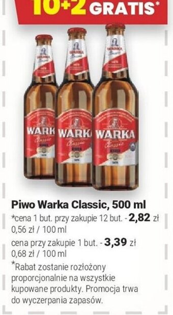 Twój Market Piwo Warka Classic, 500 ml oferta