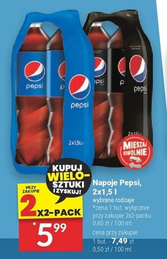 Twój Market Napoje Pepsi, 1,5l oferta