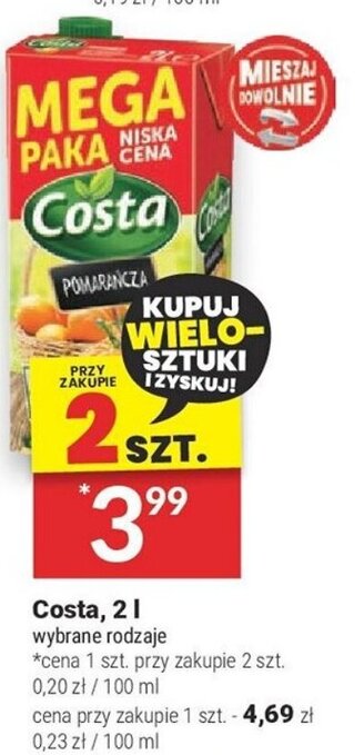Twój Market Costa, 2l oferta