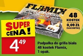Twój Market Podpałka do grilla biała 48 kostek Flamix, 1 opak. oferta