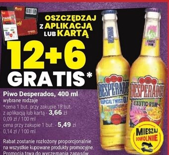 Twój Market Piwo Desperados, 400 ml oferta