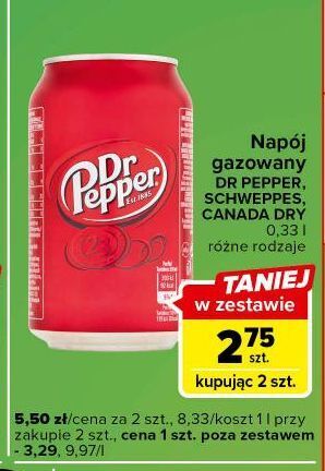Carrefour Express Napój dr pepper oferta