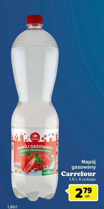 Carrefour Express Woda truskawkowa carrefour classic oferta