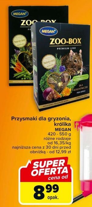 Carrefour Karma dla królika megan zoo-box oferta