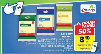 Carrefour Ser gouda - kawałek mlekpol oferta