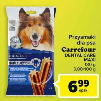 Carrefour Przysmak dla psa triple action carrefour oferta