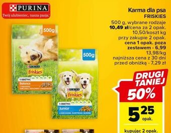 Carrefour Karma dla psa junior z kurczakiem i marchewką w sosie friskies vitafit oferta