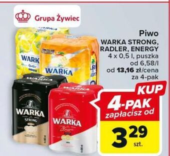 Carrefour Piwo warka strong oferta