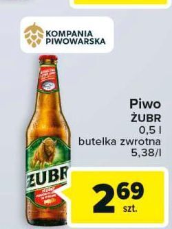 Carrefour Piwo żubr 1768 oferta