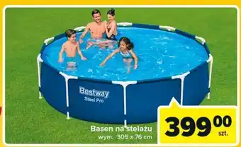 Carrefour Basen na stelażu 305 x 76 cm bestway oferta