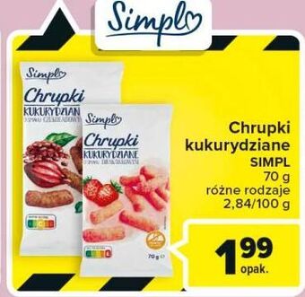 Carrefour Chrupki kukurydziane czekoladowe simpl oferta