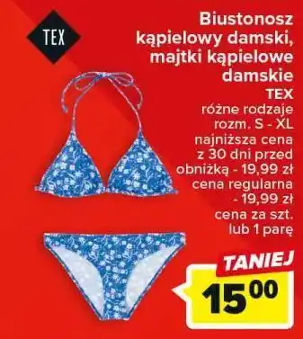 Carrefour Majtki kąpielowe s-xl tex oferta