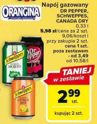 Carrefour Napój mojito schweppes oferta