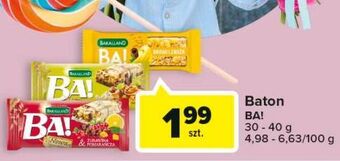 Carrefour Baton 5 orzechów bakalland ba! oferta