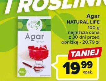 Carrefour Agar natural life oferta