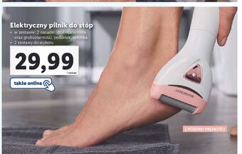 Lidl Pilnik elektryczny do stóp silvercrest oferta