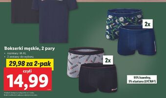 Lidl Bokserki męskie m-xl oferta