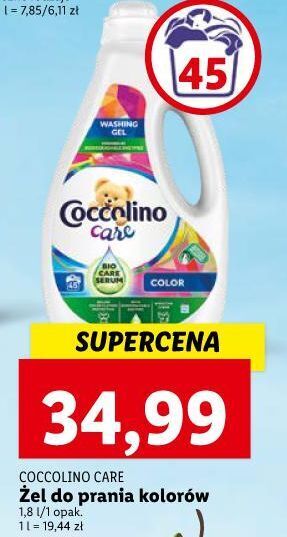Lidl Żel do prania color coccolino care oferta