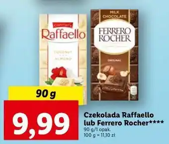 Lidl Czekolada milk original ferrero rocher oferta