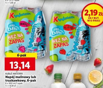 Lidl Woda malinowa kubuś waterrr oferta