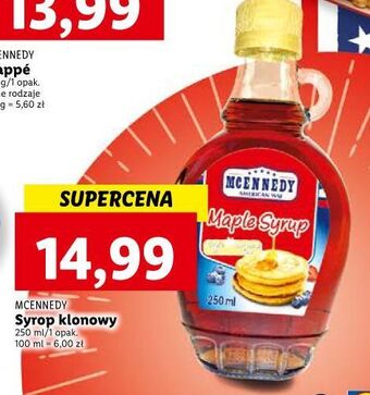 Lidl Syrop klonowy mcennedy oferta