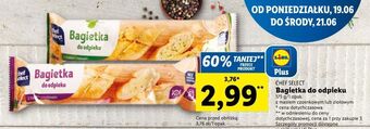 Lidl Bagietka do odpieku z czosnkiem chef select oferta