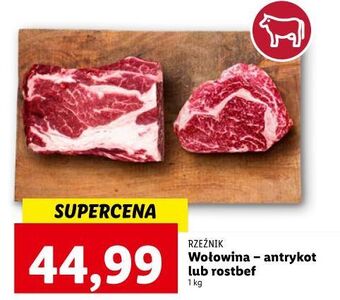 Lidl Stek z antrykotu wołowego rzeźnik codzienna dostawa oferta