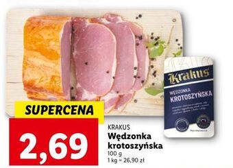 Lidl Wędzonka krotoszyńska krakus animex oferta