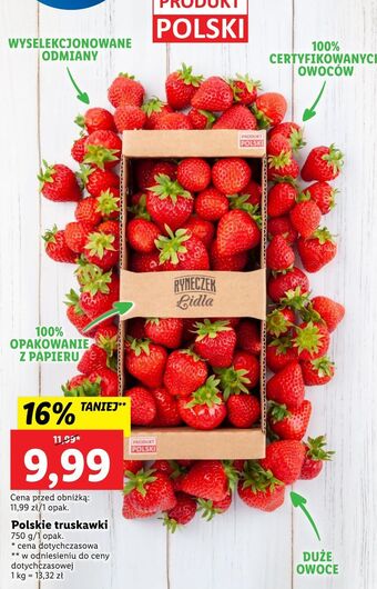 Lidl Truskawki oferta