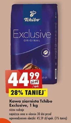 Biedronka Kawa tchibo exclusive oferta