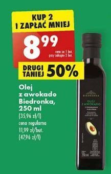 Biedronka Olej z awokado biedronka oferta