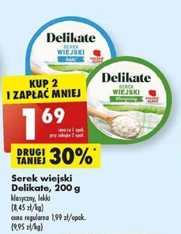 Biedronka Serek wiejski lekki delikate oferta