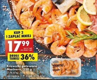 Biedronka Krewetki białe gotowane marinero oferta