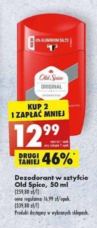 Biedronka Dezodorant old spice original oferta
