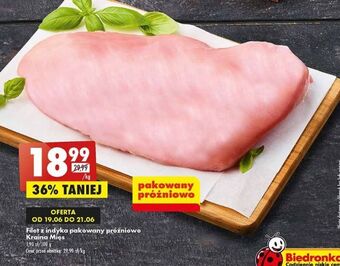 Biedronka Filet z indyka kraina mięs oferta