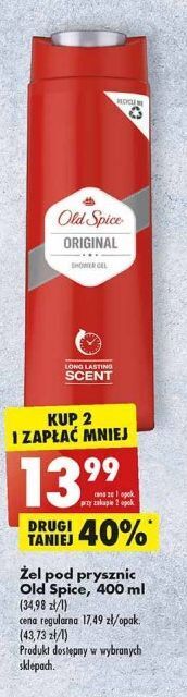 Biedronka Żel pod prysznic old spice original oferta