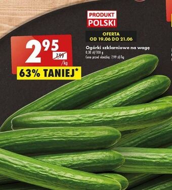 Biedronka Ogórki szklarniowe oferta