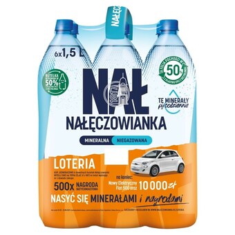 Carrefour Express Nałęczowianka naturalna woda mineralna niegazowana 6 x 1,5 l oferta