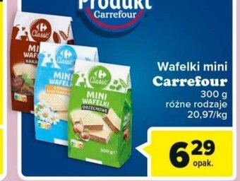Carrefour Wafelki mini Carrefour 300g oferta